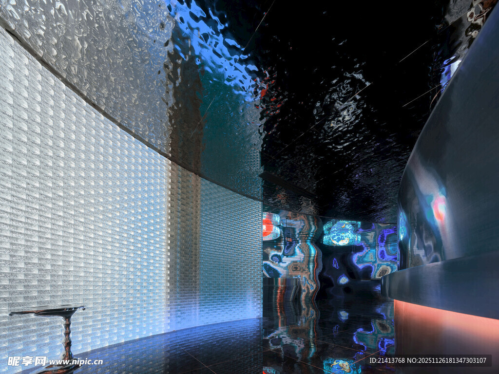 科技感十足的现代展厅空间