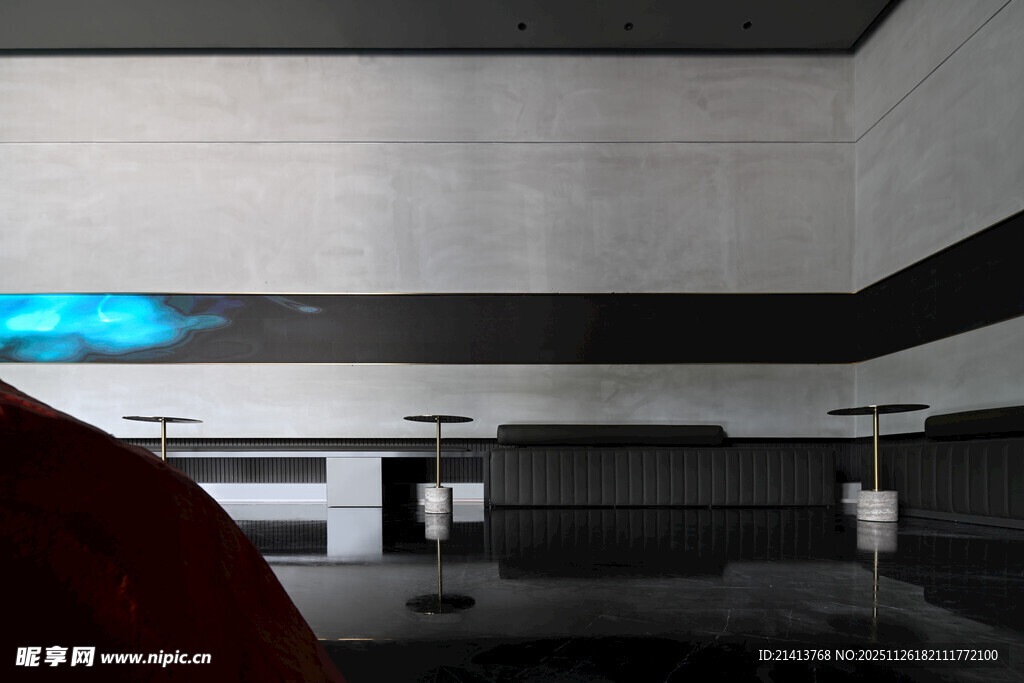 现代工业风室内空间场景