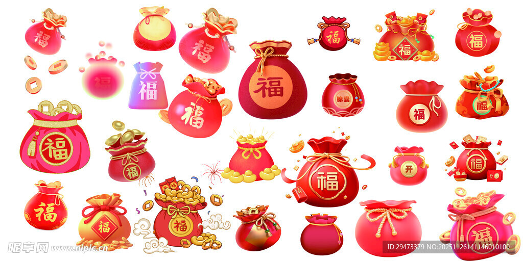 喜庆红包图案素材