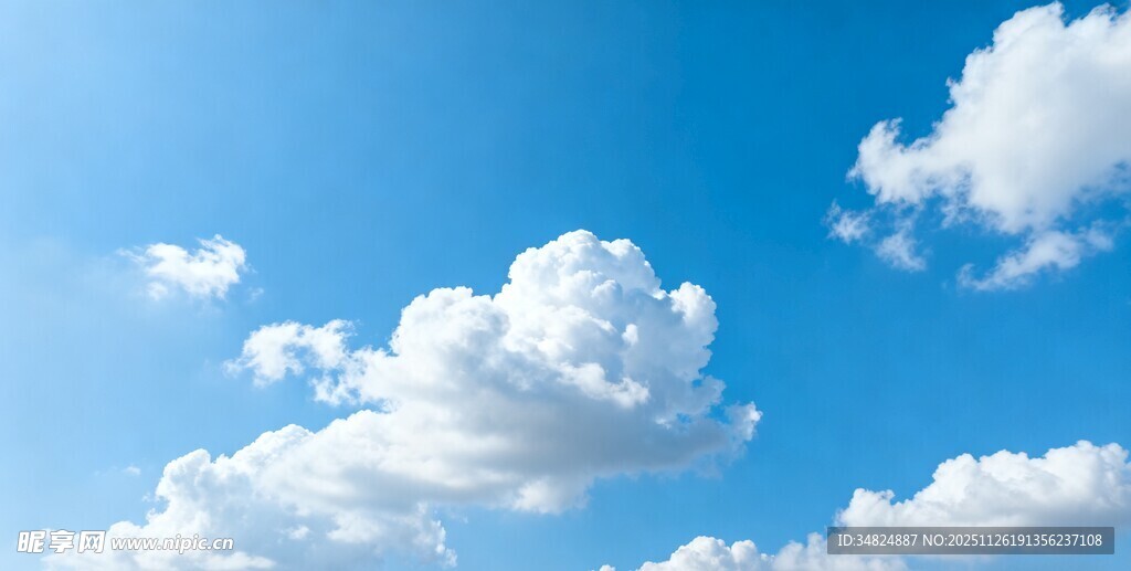 蓝天白云美景