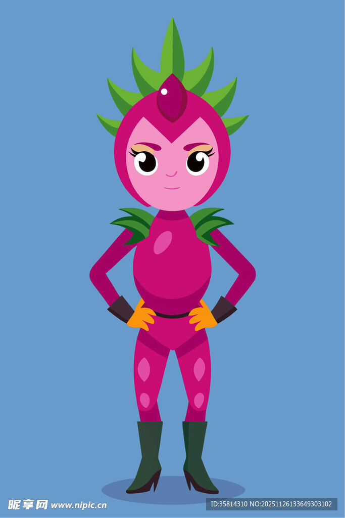 萝卜超级英雄形象