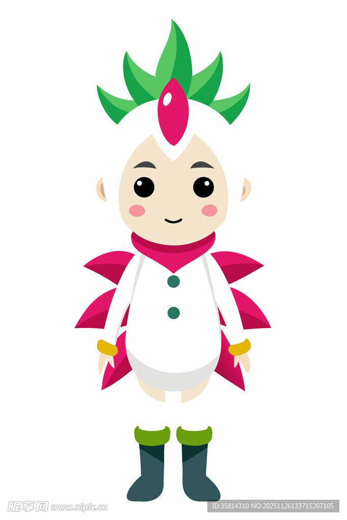 可爱萝卜精灵卡通形象