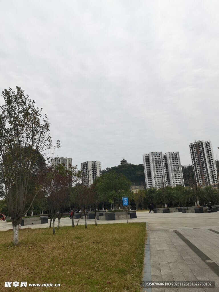 城市中的开阔户外景观