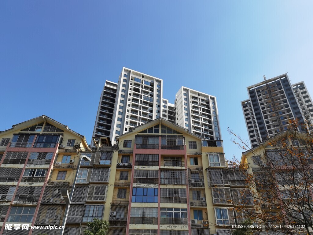 城市高层住宅建筑群
