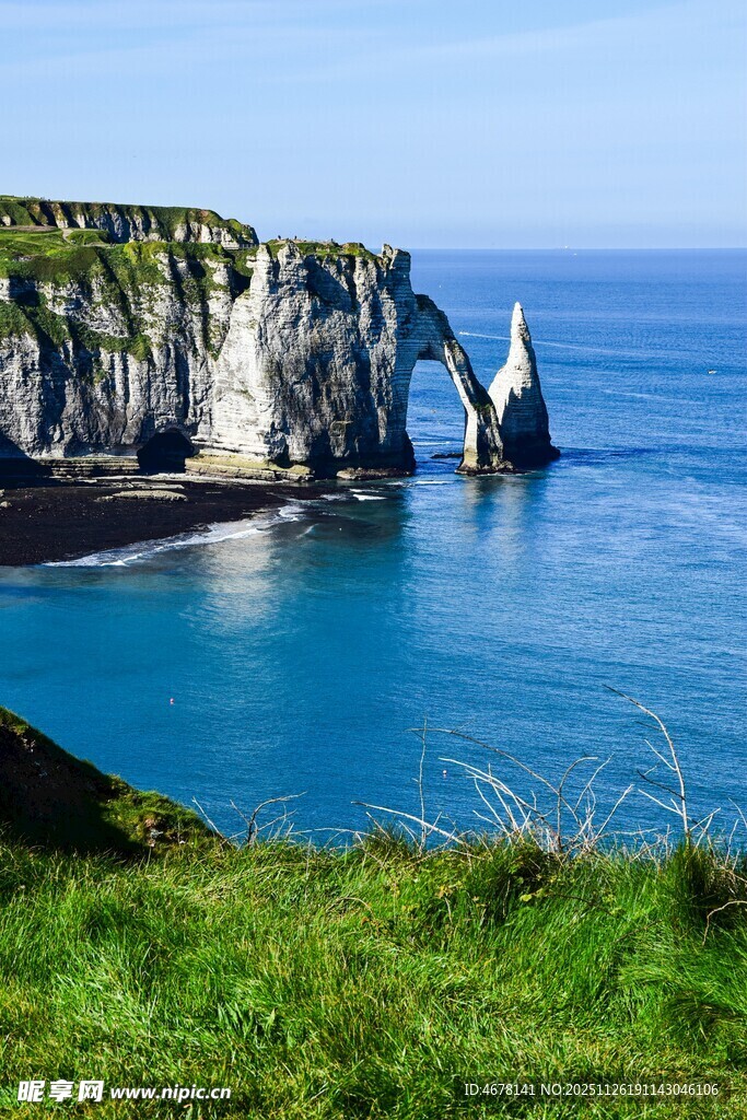 法国埃特勒塔海岸美丽风光