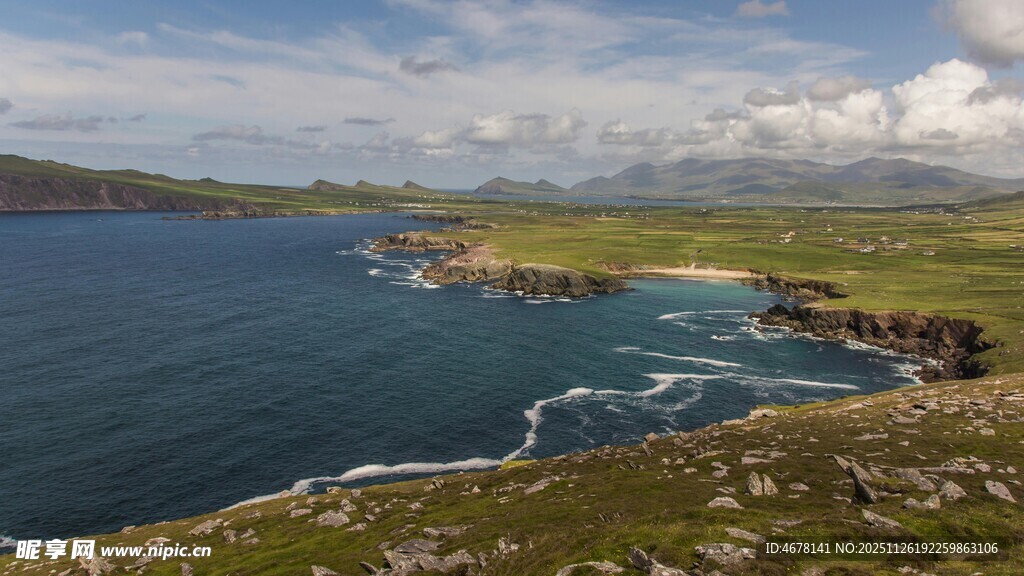 爱尔兰海岸美丽风光