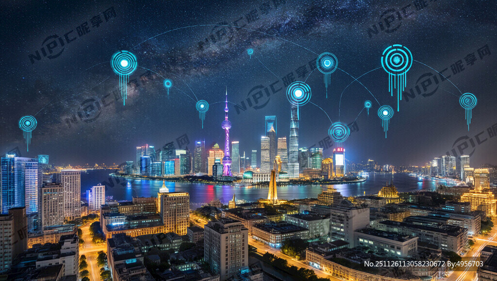 长三角人工智能物联网背景图