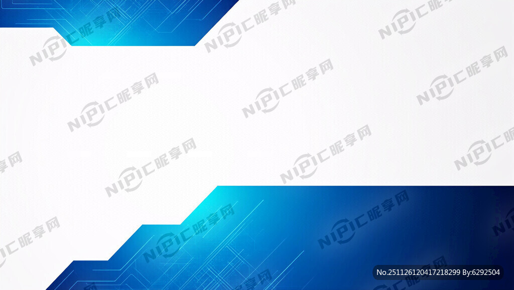 用蓝色渐变色 简约大气的