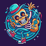 骷髅乐手激情热舞