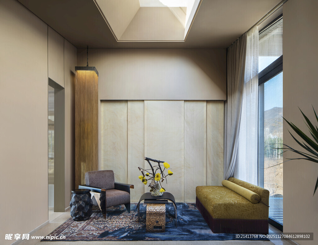 现代简约风客厅室内一角