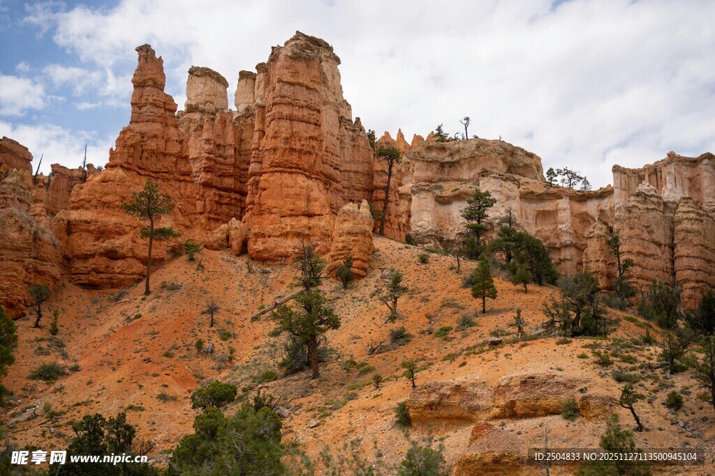 壮丽红岩地貌景观