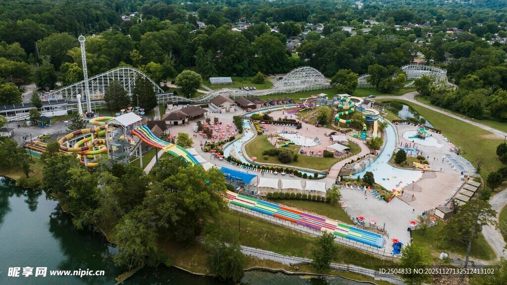 水上乐园全景俯瞰