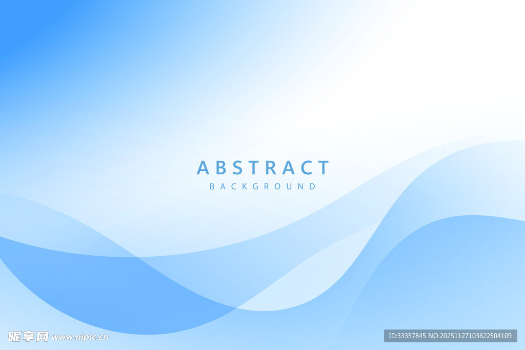 蓝色抽象波浪纹路背景