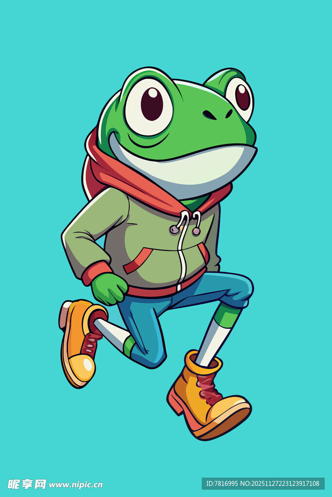 奔跑的青蛙背包客