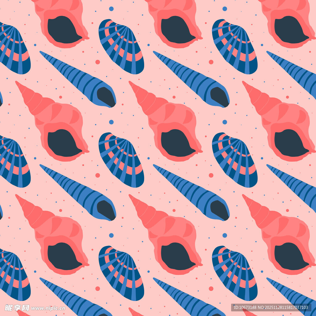 几何图案的多彩冰淇淋背景