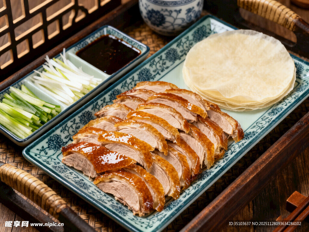 美味北京烤鸭拼盘
