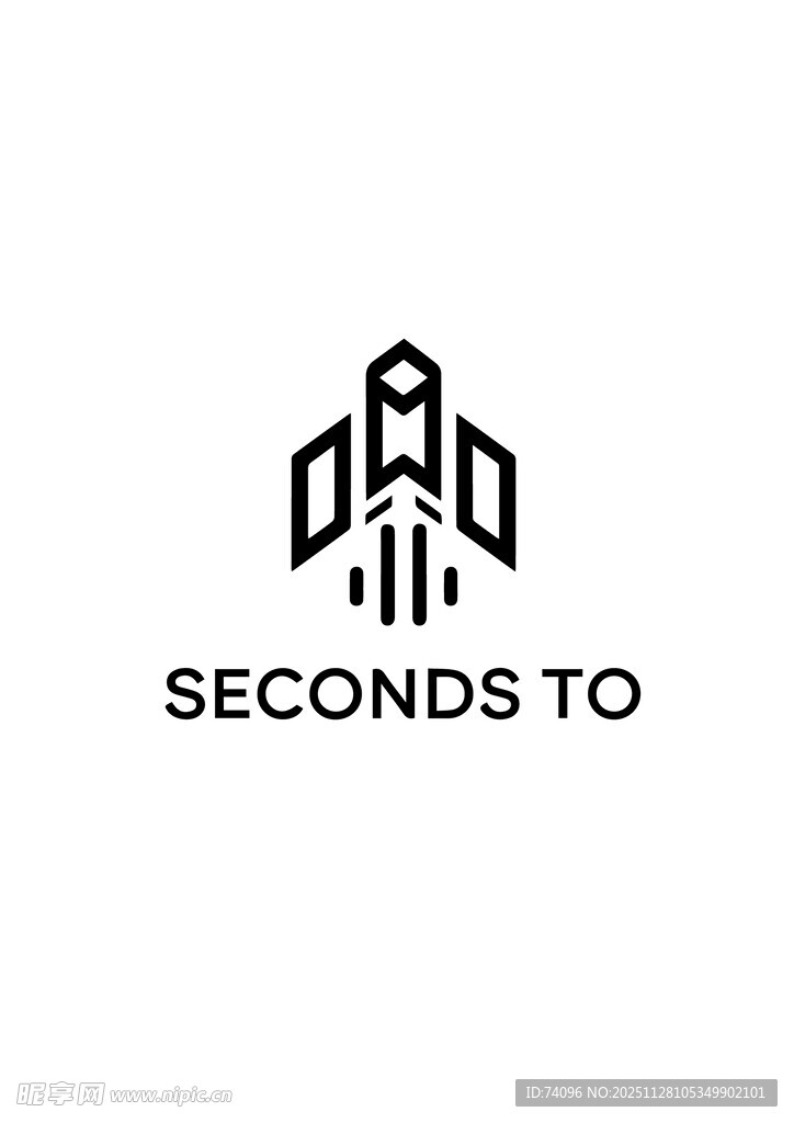 标志字母M 火箭