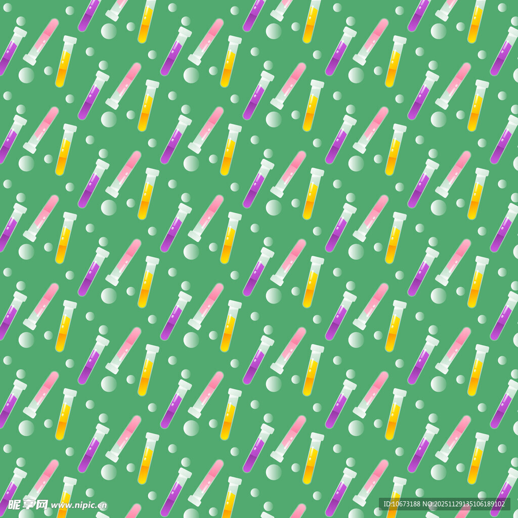 绿色背景多彩线条图案