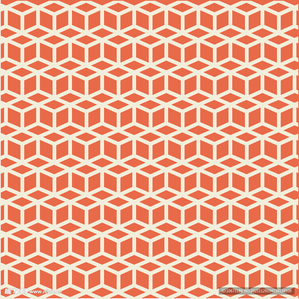 橙色几何图案纹理背景
