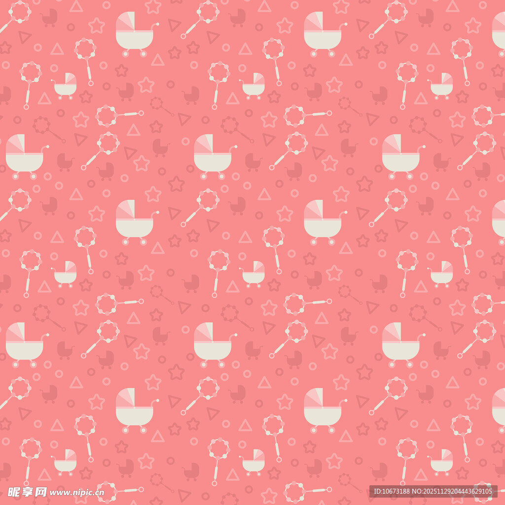 粉色花卉图案布料纹理