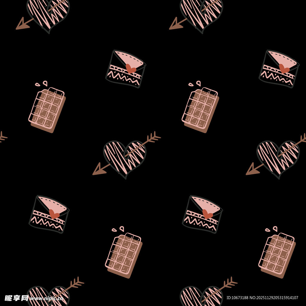 复古电器图案黑色背景纹理