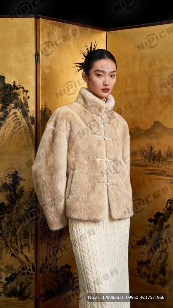 一位新中式 人物面部高清