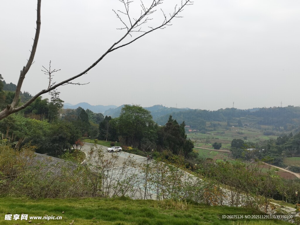 乡村田野风光美景