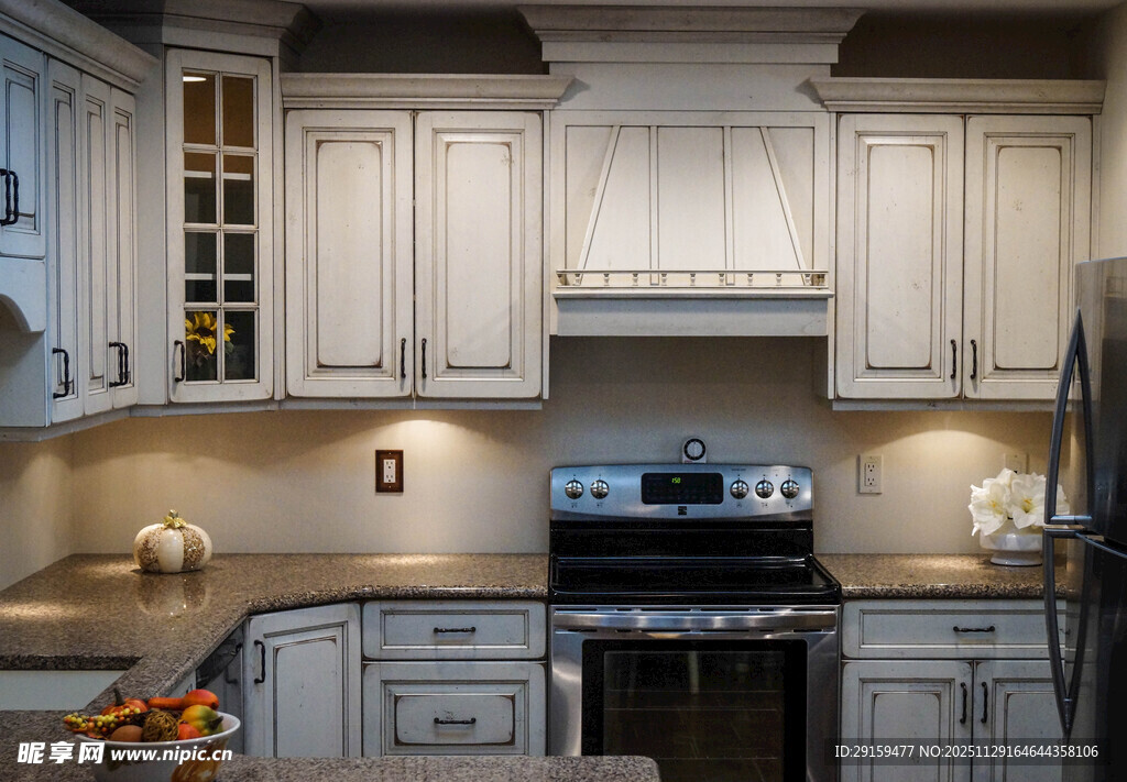 简约白色系现代风格厨房