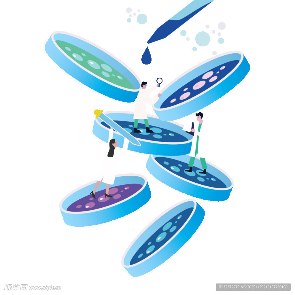 培养皿中的多彩微观世界