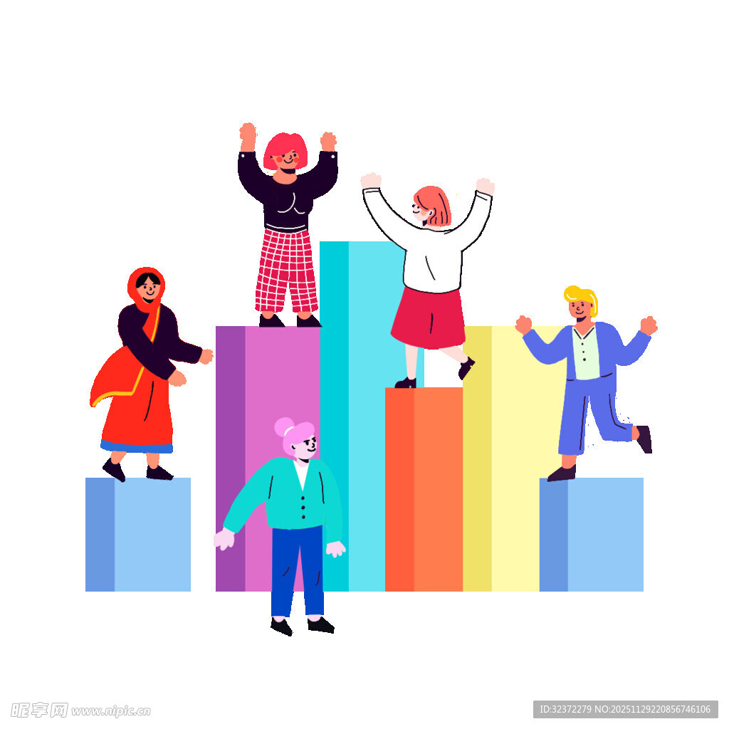 登上领奖台的喜悦时刻