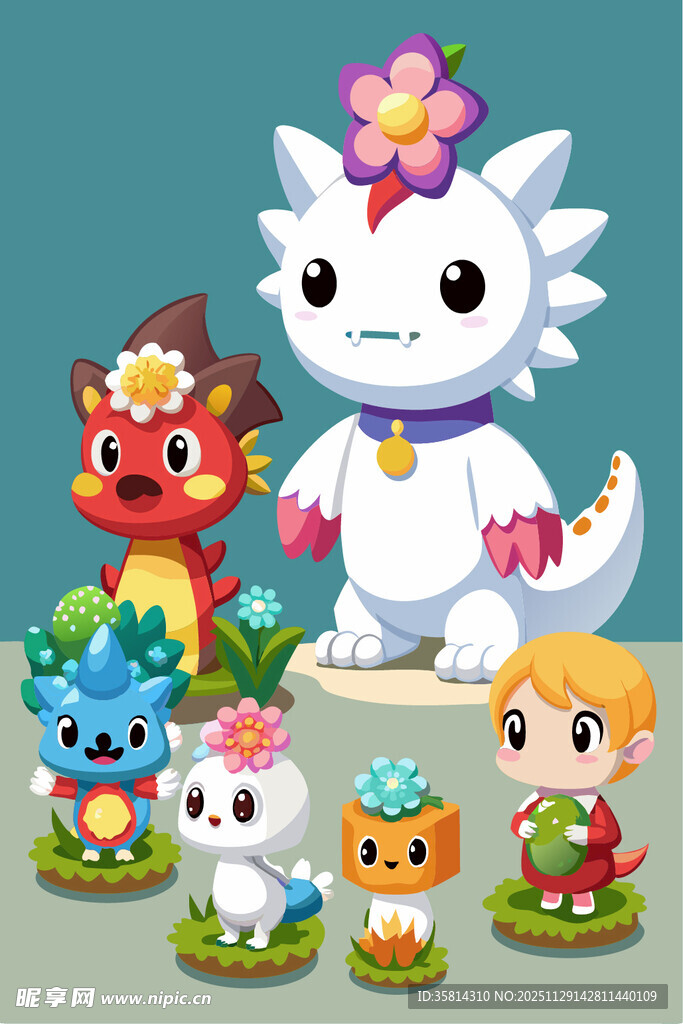 可爱奇幻卡通角色大集合