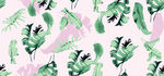 清新绿植花卉图案背景
