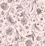 手绘花卉图案纹理背景