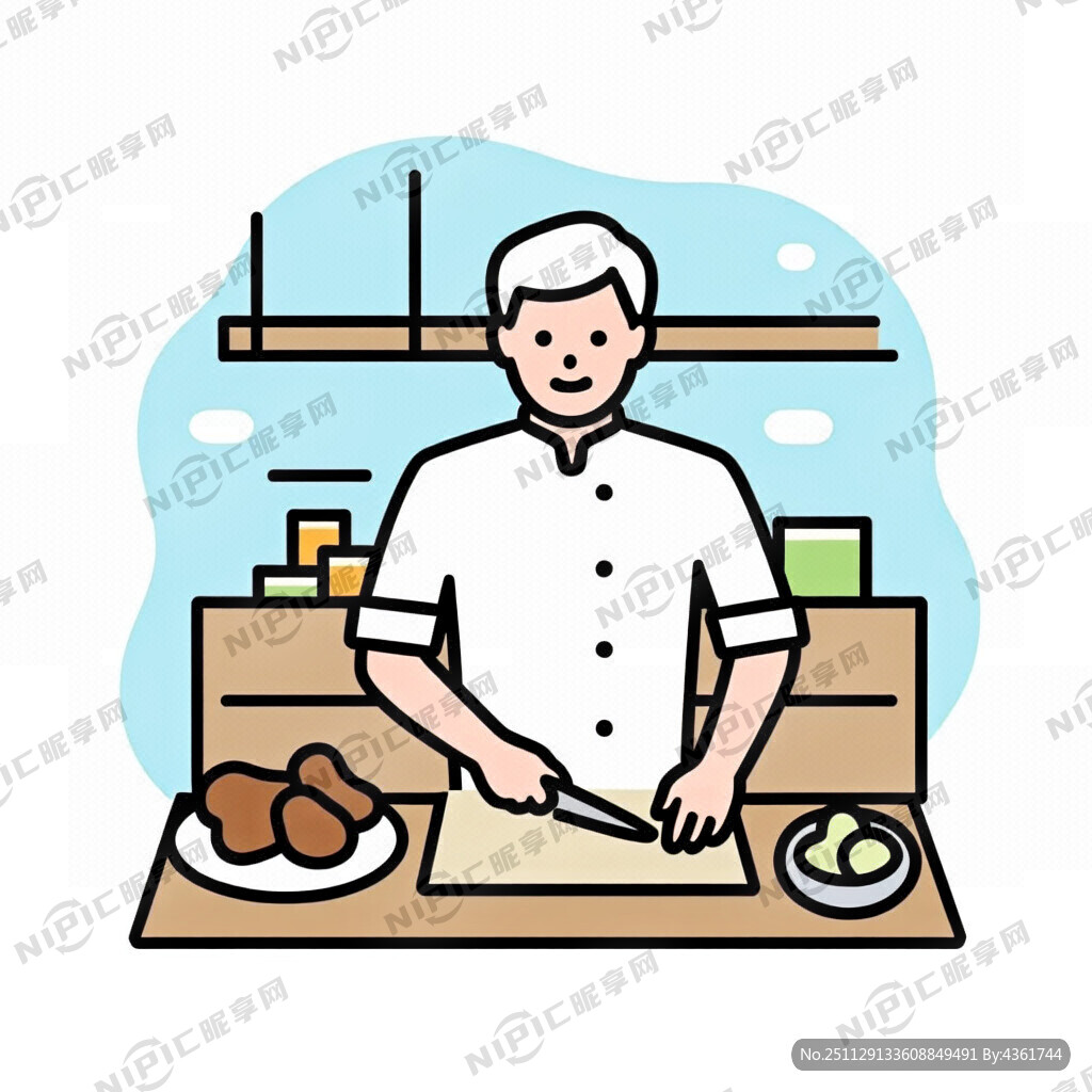 一个做卤菜的大叔