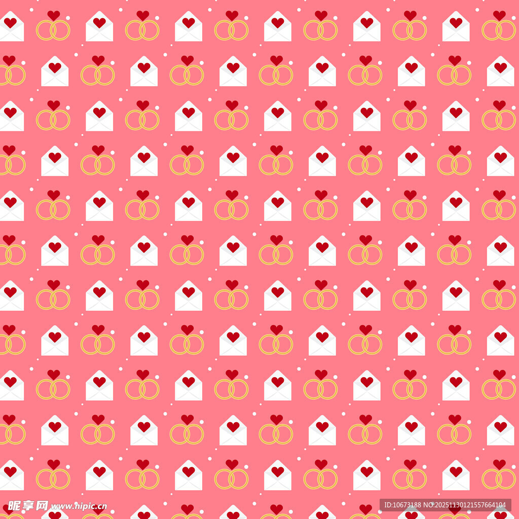 粉色卡通图案无缝背景图