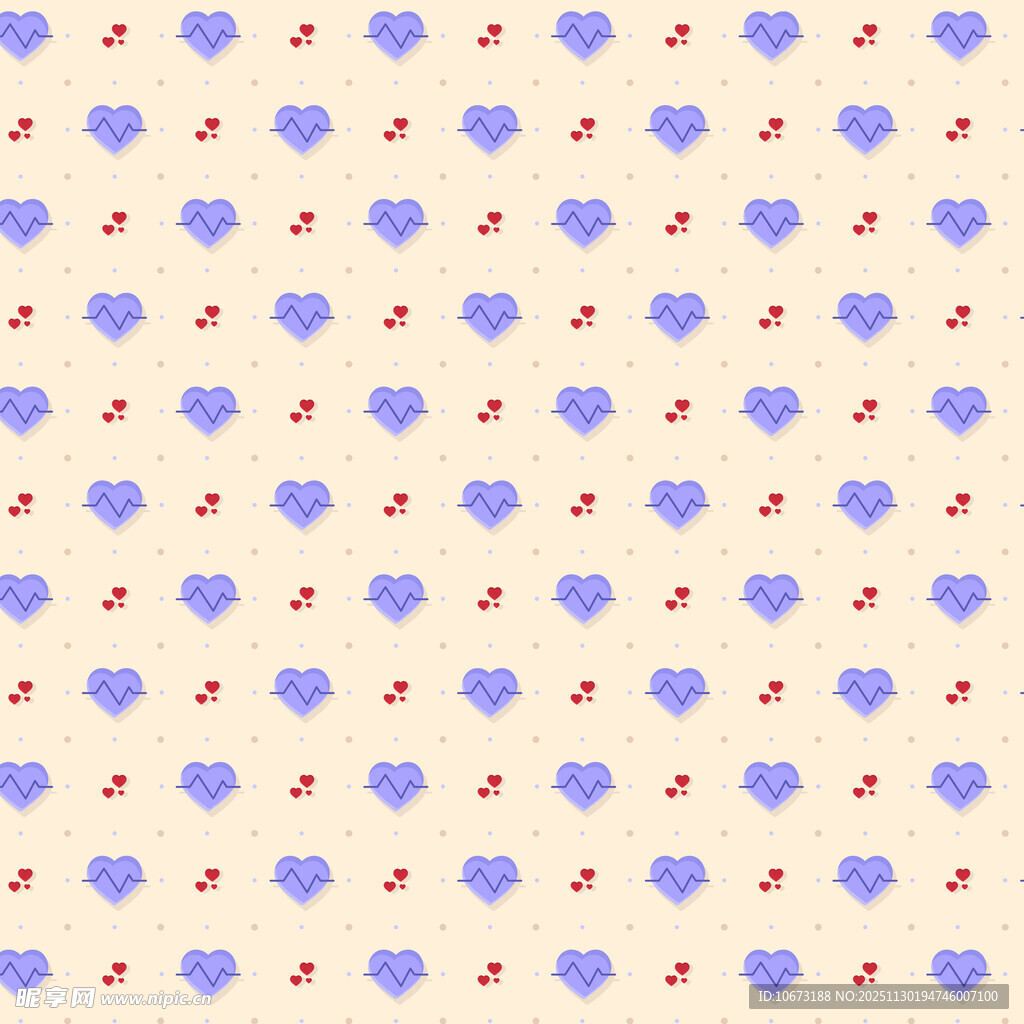 心形图案背景纹理