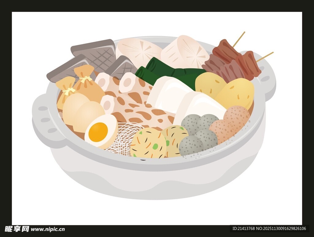 丰盛美味的特色大碗食物