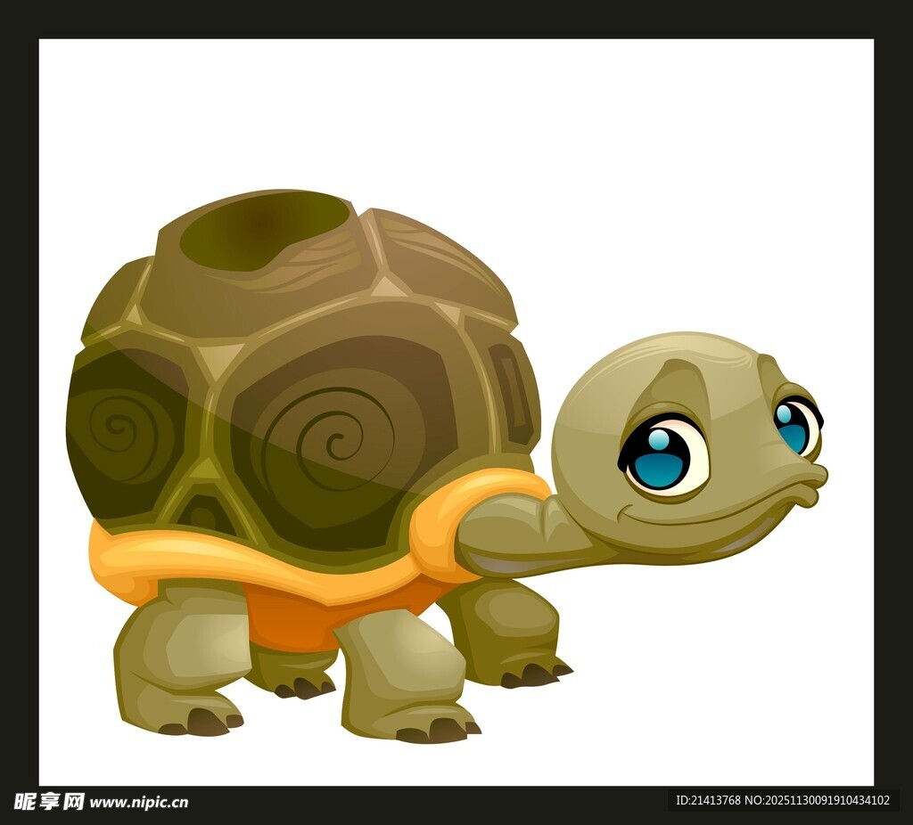 可爱卡通小乌龟