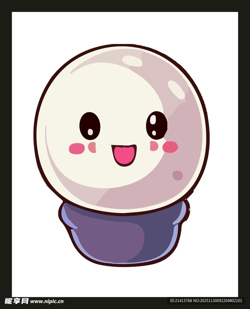 可爱汤圆卡通形象