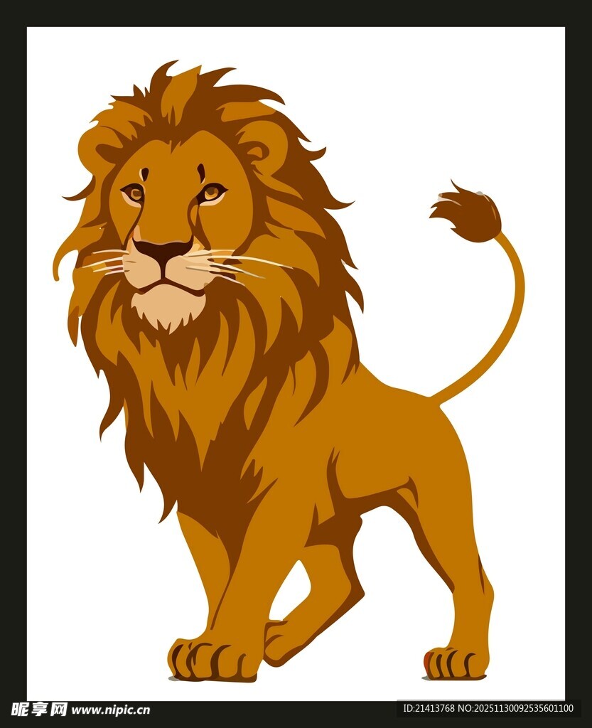 卡通雄狮形象
