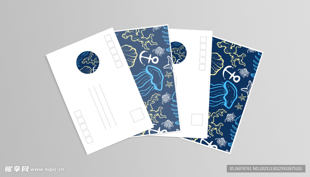 明信片样机图片