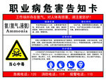 氨气告知牌