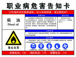 柴油危害告知卡