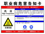 高温告知牌