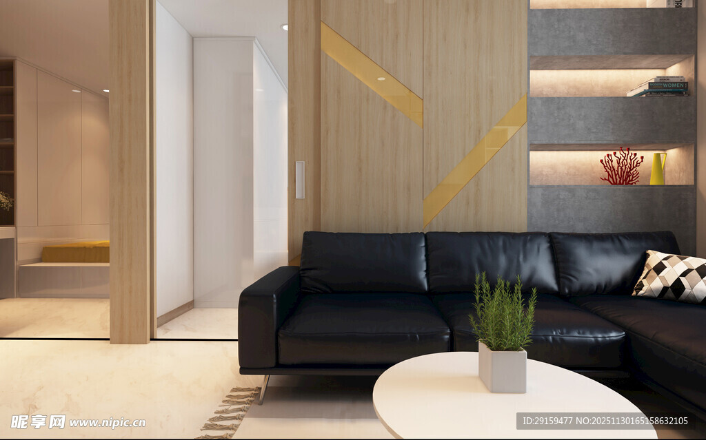 现代简约风客厅一角