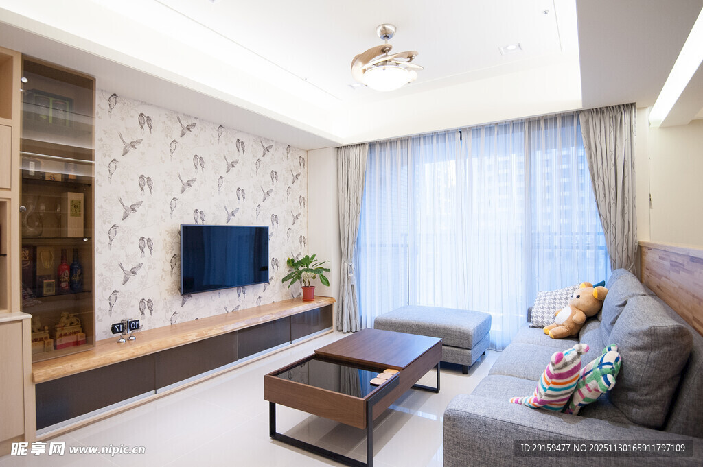 现代简约风温馨客厅一角