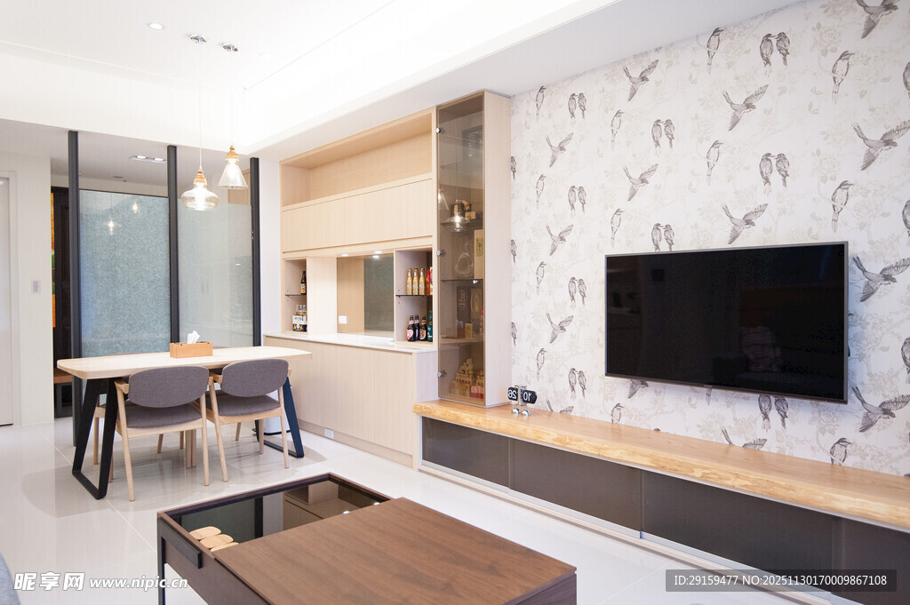 现代简约风客厅室内场景