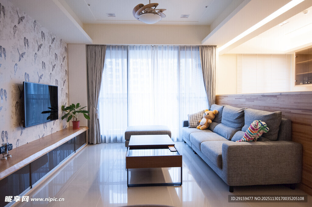 现代简约风温馨客厅一角