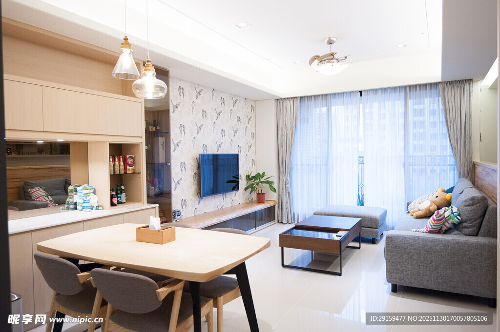 现代简约风温馨客厅场景