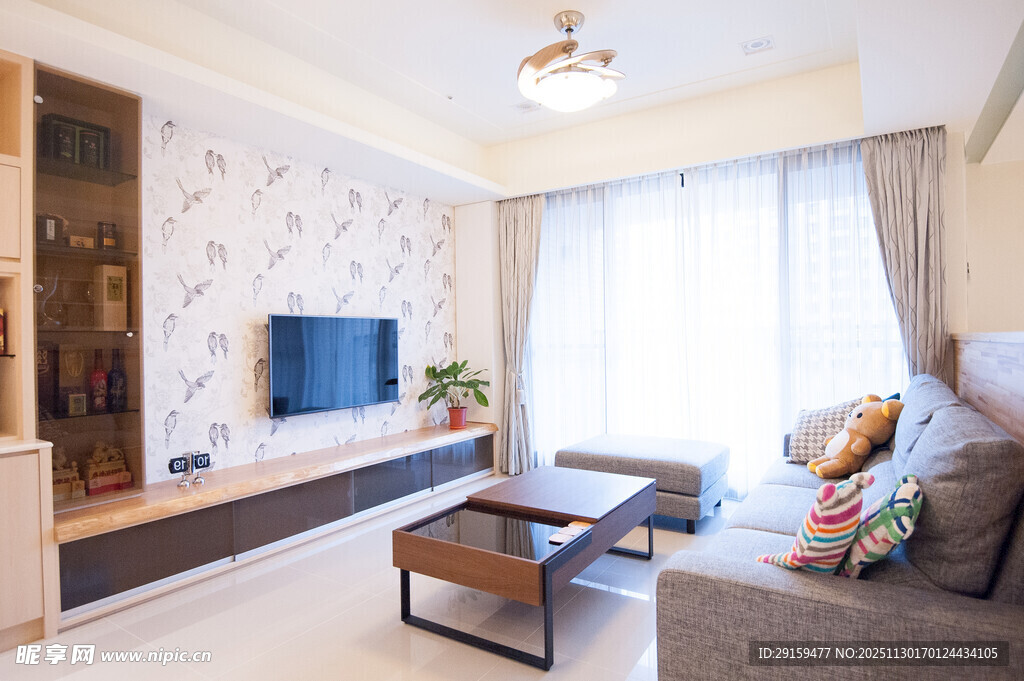 现代简约风温馨客厅一角